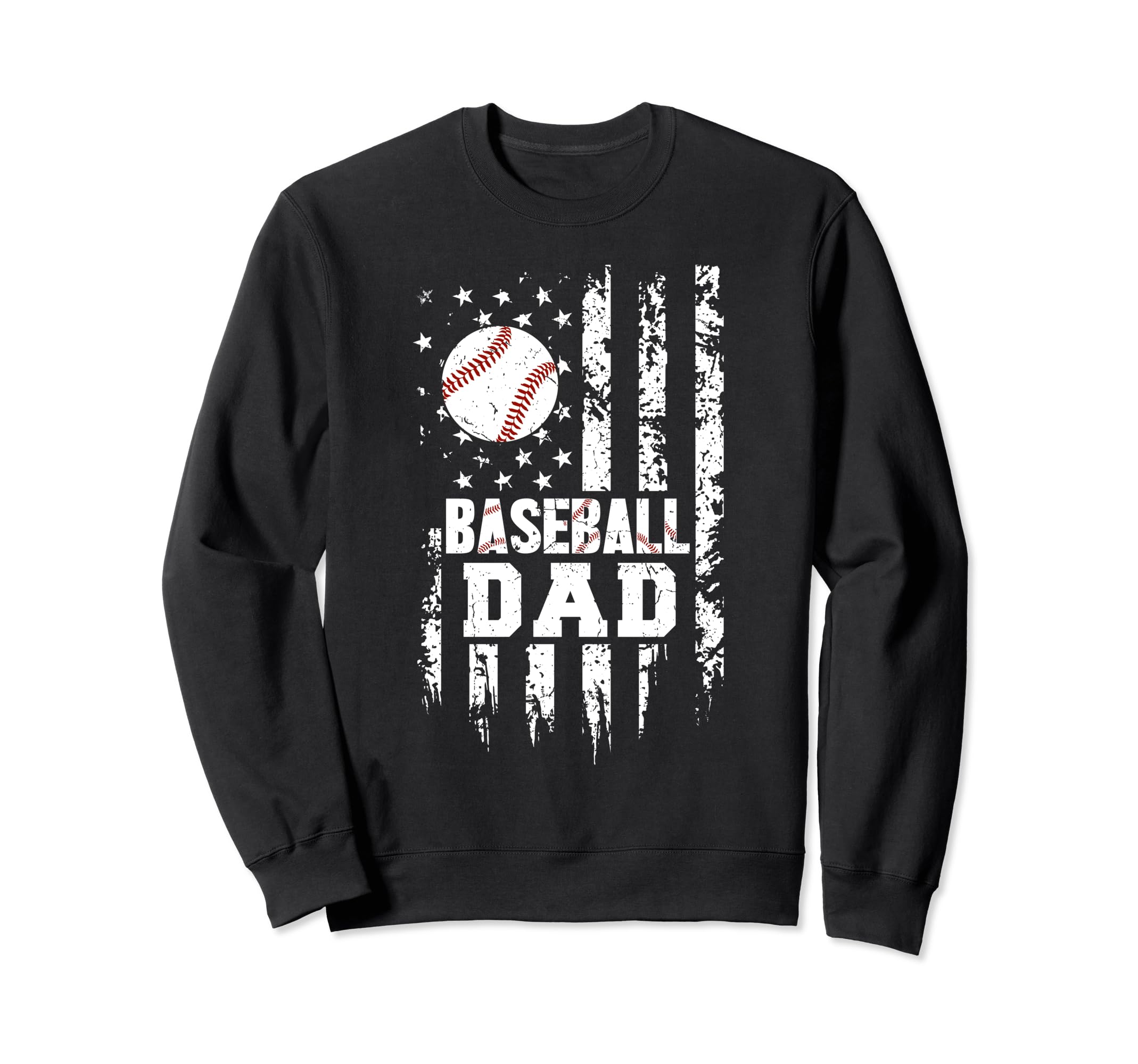 Baseball Dad Papa Daddy Fathers Day Sweatshirt - Novelty Apparel Unisex - T-Shirt, Sweatshirt, Hoodie