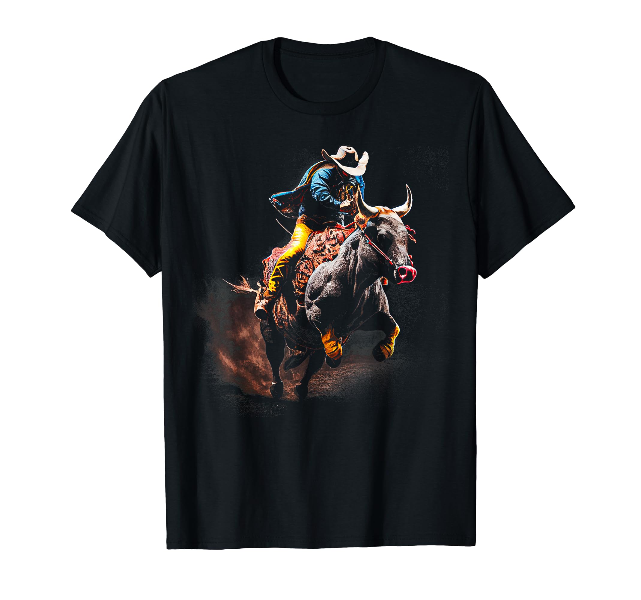 Cowboy Rodeo Horse Riding Usa Cowboy T-Shirt - Graphic Print Unisex - T-Shirt, Sweatshirt, Hoodie