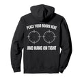 Place Your Boobs Here And Hang Tight Hoodie - Trendy Graphic for Adults - T-Shirt, Sweatshirt, Hoodie