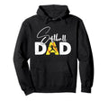 Softball Dad Funny Heart Present Hoodie - Streetwear Style Men Women - T-Shirt, Sweatshirt, Hoodie
