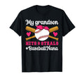 My Grandson Baseball Nana Baseball T-Shirt - Aesthetic Graphic Unisex - T-Shirt, Sweatshirt, Hoodie