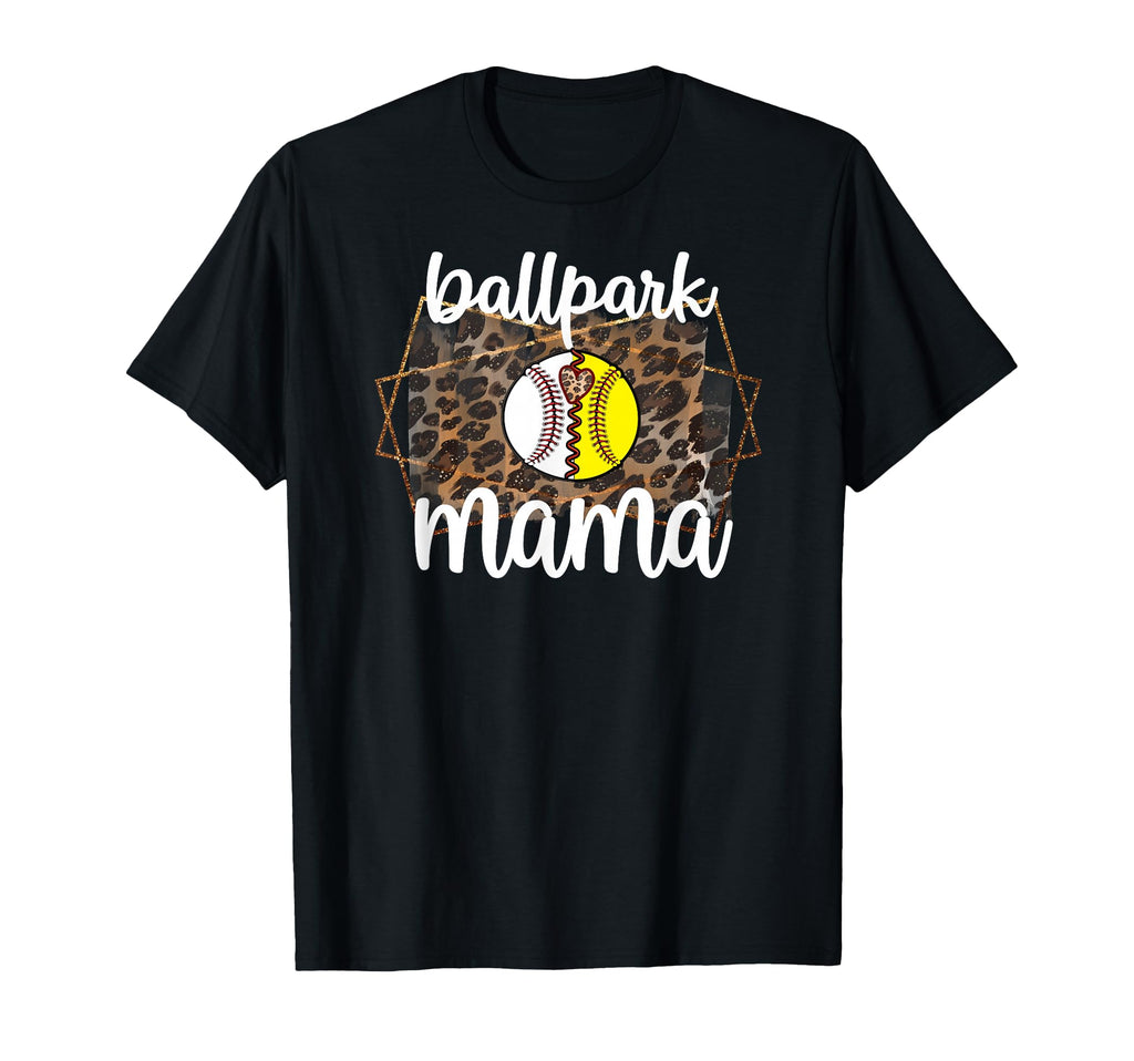 Ballpark Mama Proud Baseball Softball T-Shirt - Custom Art Print Unisex - T-Shirt, Sweatshirt, Hoodie