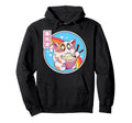 Happy Cat Eating Ramen Japan Otaku Hoodie - Casual Everyday Wear Unisex - T-Shirt, Sweatshirt, Hoodie