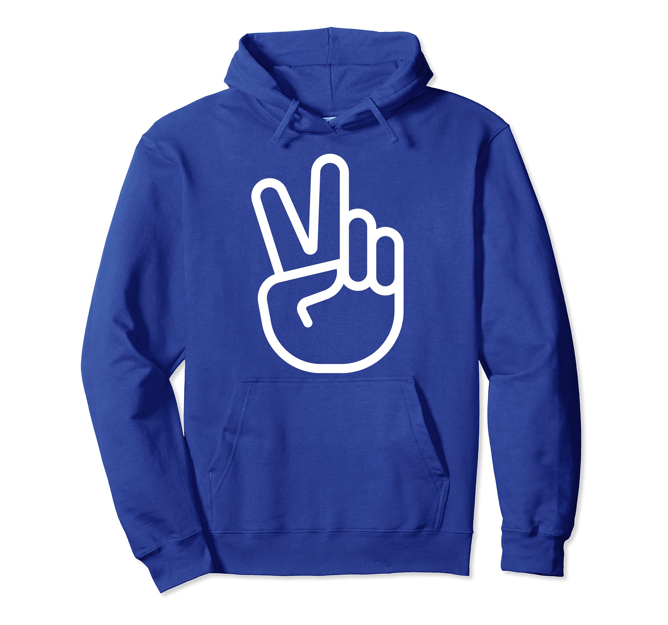 Hand Peace Sign Hippie Boho Peace Hoodie - Casual Everyday Wear Unisex - T-Shirt, Sweatshirt, Hoodie