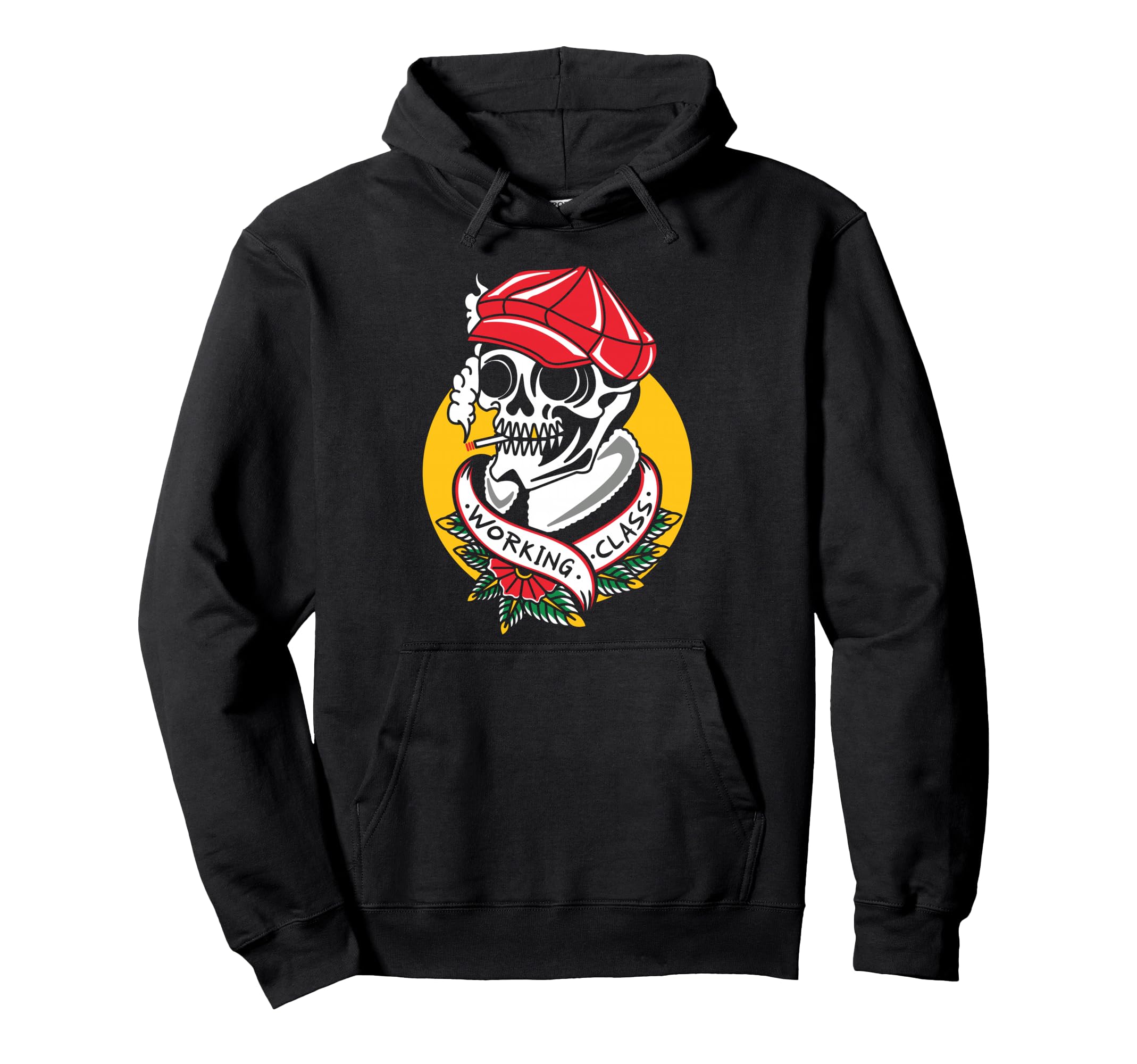 Working Class Ink Addict Inked Hoodie - Novelty Apparel for Adults - T-Shirt, Sweatshirt, Hoodie