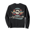 Massachusetts State Animal Whale Sweatshirt - Minimalist Print Men Women - T-Shirt, Sweatshirt, Hoodie