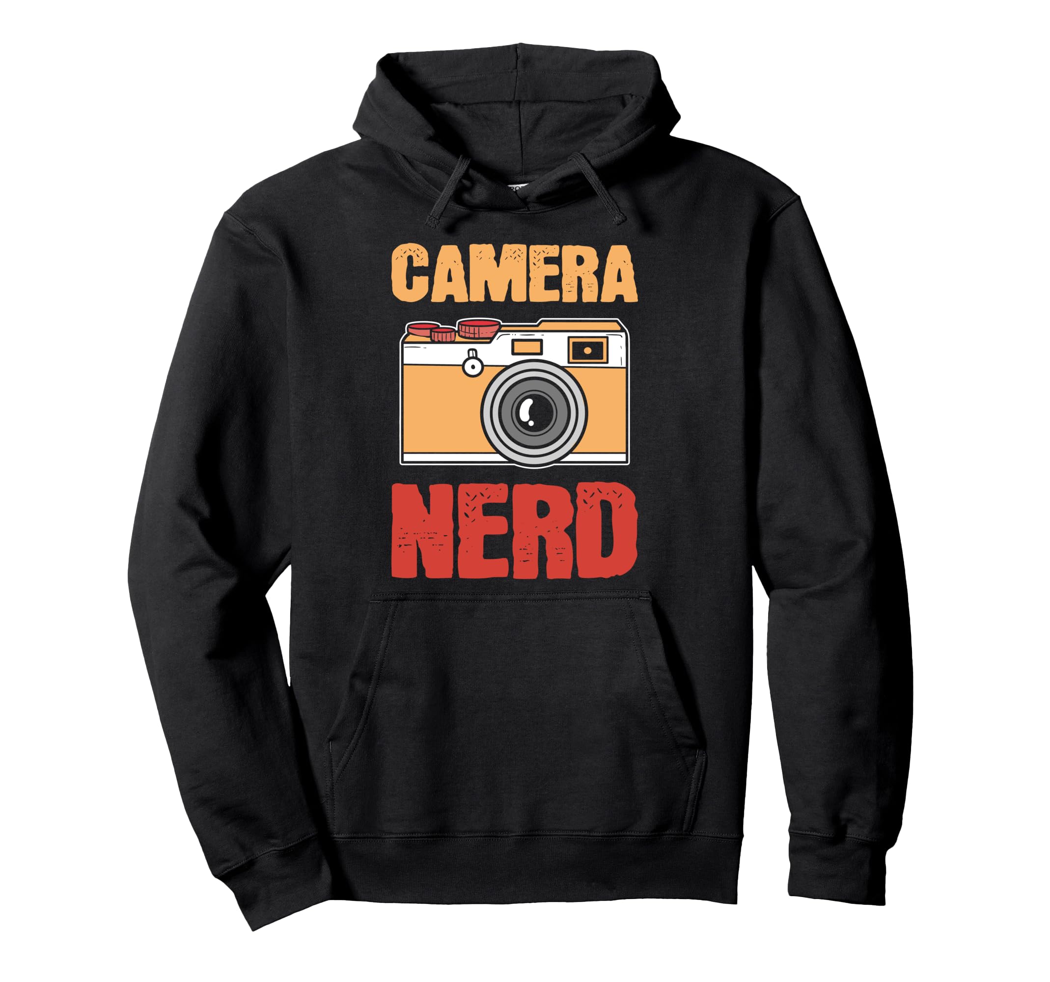 Camera Nerd Photography Enthusiast Hoodie - Fun Novelty Design for Adults - T-Shirt, Sweatshirt, Hoodie