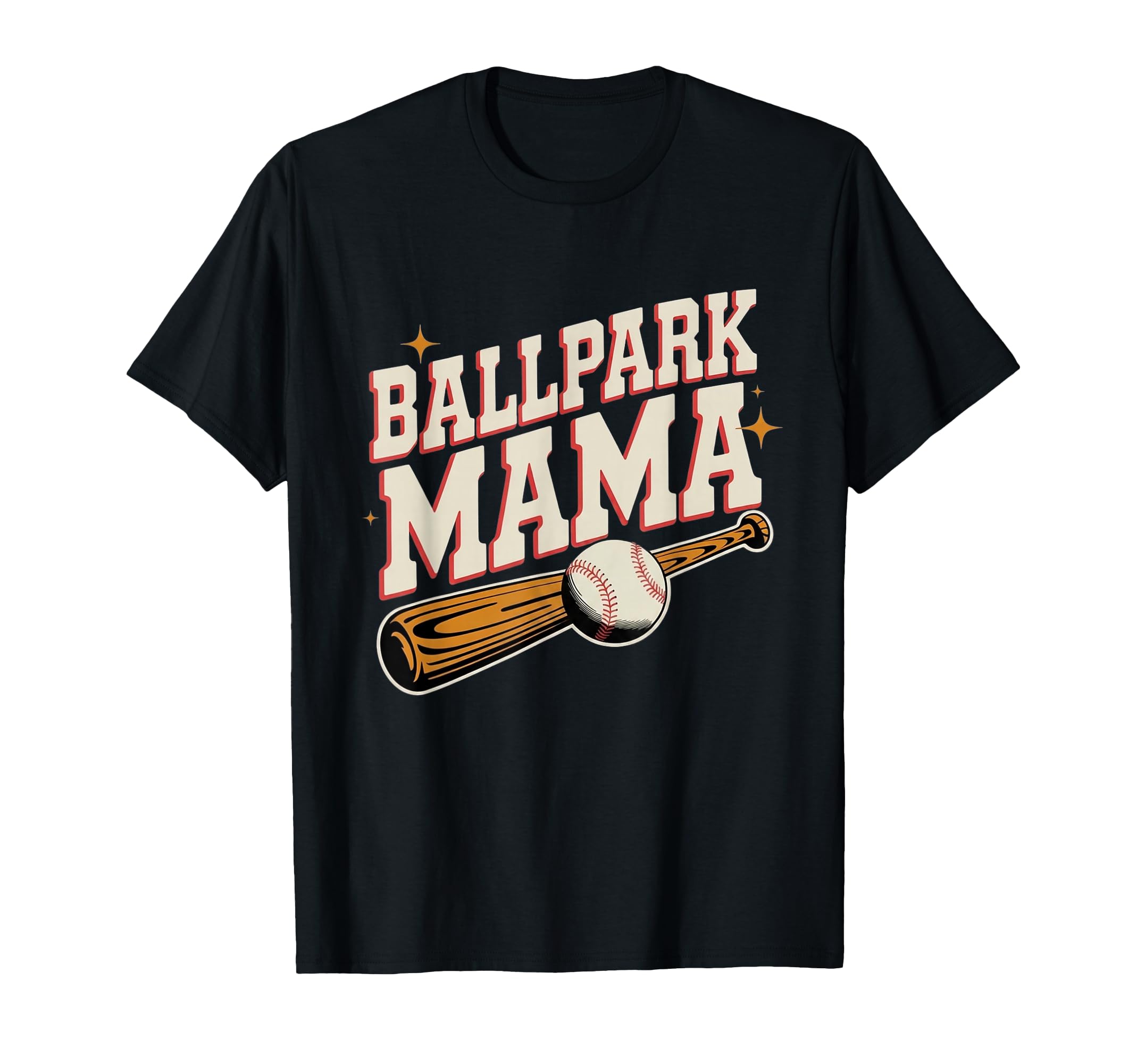 Ballpark Mama Game Day Baseball Mom Cheer T-Shirt - Trendy Graphic Unisex - T-Shirt, Sweatshirt, Hoodie