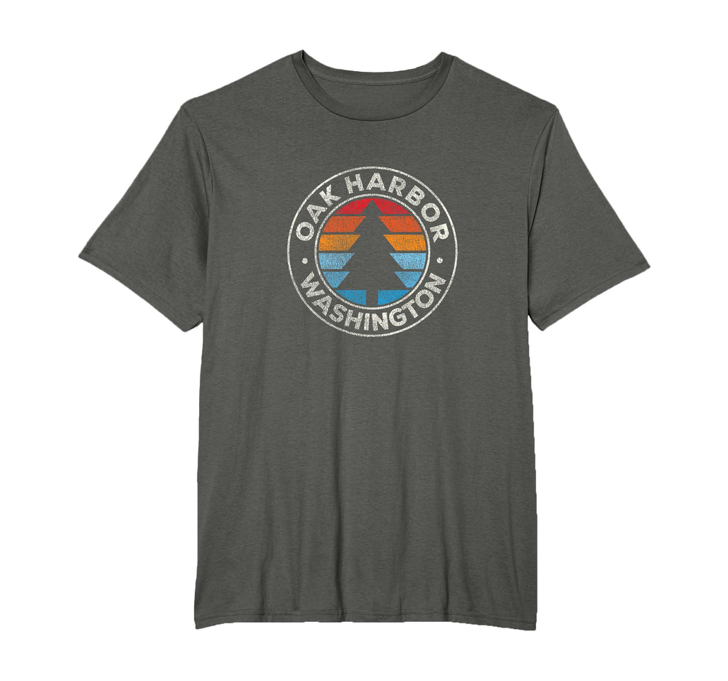 Oak Harbor Washington Wa 70S T-Shirt - Custom Art Print Men Women - T-Shirt, Sweatshirt, Hoodie