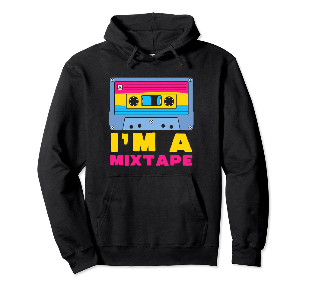 Im Mixtape Pansexual Flag Cassette Hoodie - Aesthetic Graphic Men Women - T-Shirt, Sweatshirt, Hoodie