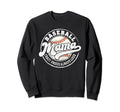 Baseball Mama Baseball Mom Sweatshirt - Minimalist Print for Adults - T-Shirt, Sweatshirt, Hoodie
