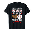 His Biggest Fan Baseball Memaw Baseball T-Shirt - Streetwear Style Unisex - T-Shirt, Sweatshirt, Hoodie