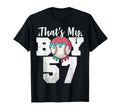 Thats My Baseball 57 Number Mom Dad 57 T-Shirt - Streetwear Style Men Women - T-Shirt, Sweatshirt, Hoodie