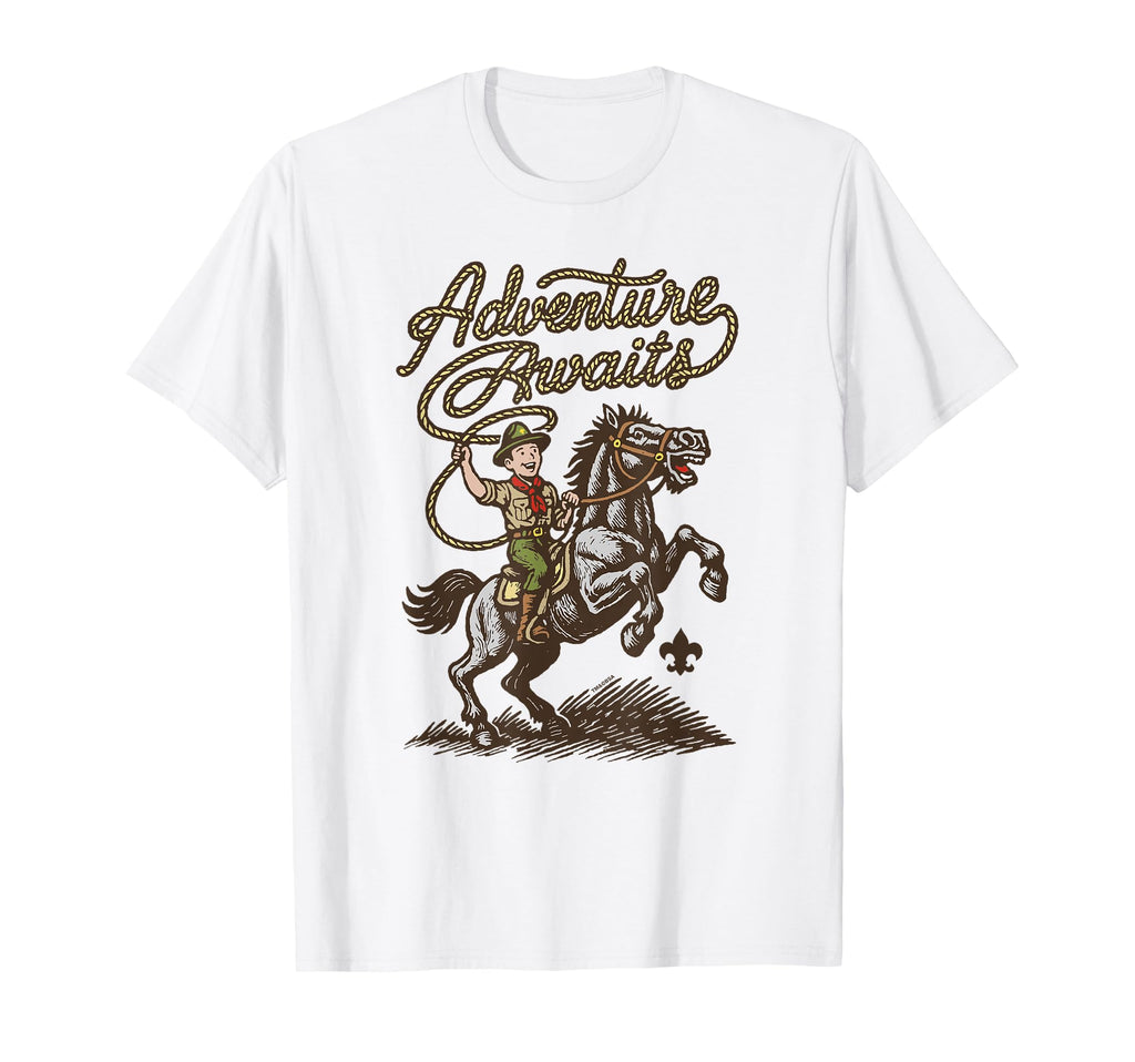 Adventure Awaits Scouting America T-Shirt - Streetwear Style Unisex - T-Shirt, Sweatshirt, Hoodie