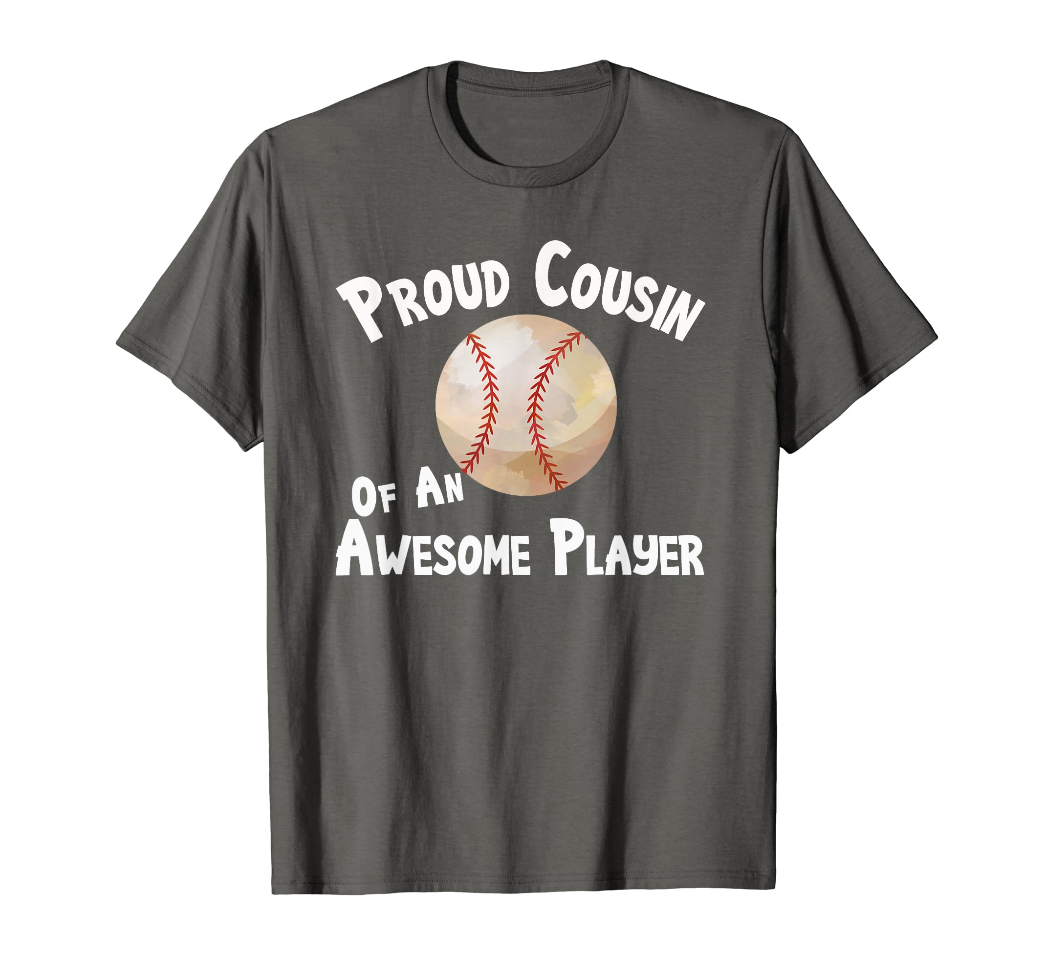 Baseball Softball Proud Cousin Awesome T-Shirt - Unique Graphic Men Women - T-Shirt, Sweatshirt, Hoodie