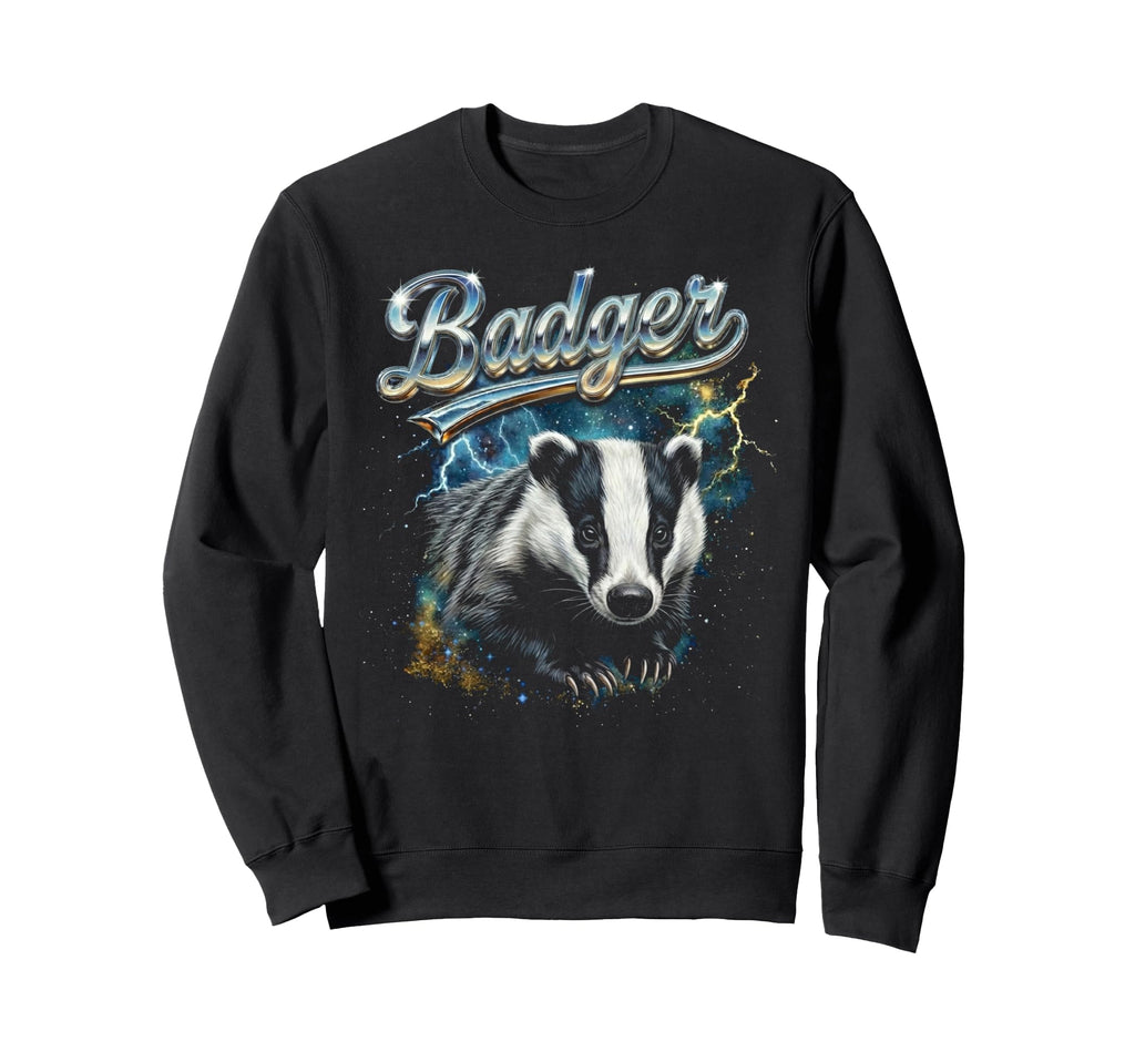 Badger 90S Funny Badger Lover 80S Sweatshirt - Graphic Print for Adults - T-Shirt, Sweatshirt, Hoodie
