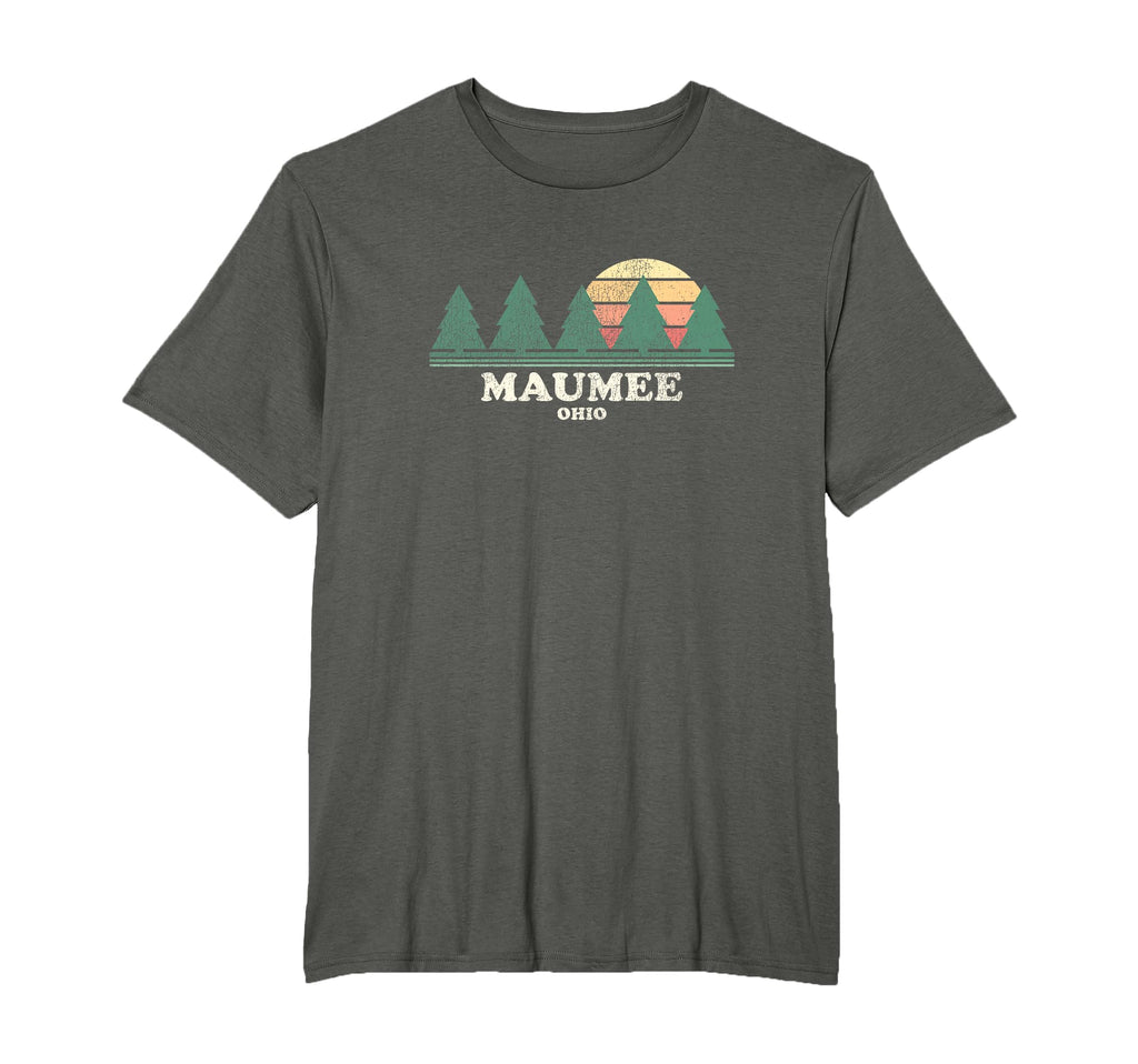 Maumee Oh Throwback 70S T-Shirt - Fun Novelty Design Men Women - T-Shirt, Sweatshirt, Hoodie