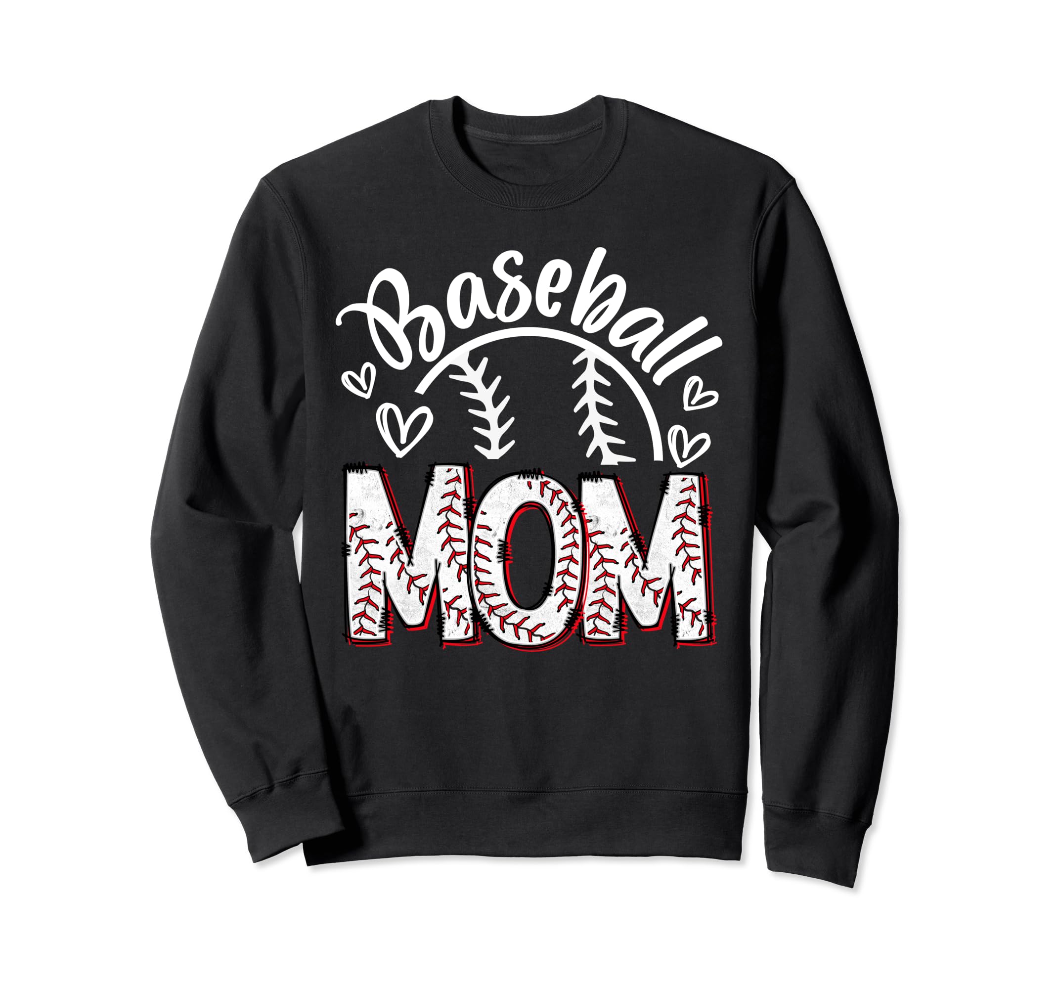Baseball Mom Baseball Mama Proud Sweatshirt - Novelty Apparel Unisex - T-Shirt, Sweatshirt, Hoodie