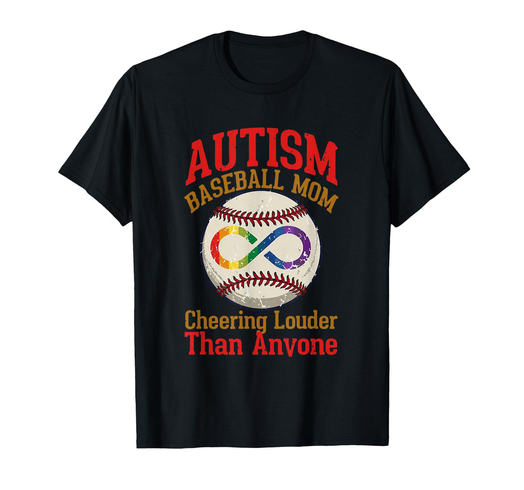 Autism Awareness Baseball Mom T-Shirt - Minimalist Print Men Women - T-Shirt, Sweatshirt, Hoodie