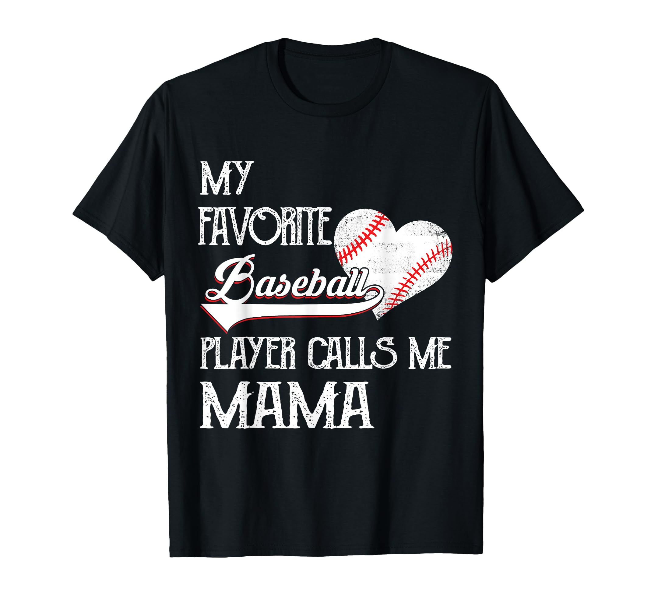 Heart Love Favorite Baseball Player T-Shirt - Casual Everyday Wear Unisex - T-Shirt, Sweatshirt, Hoodie