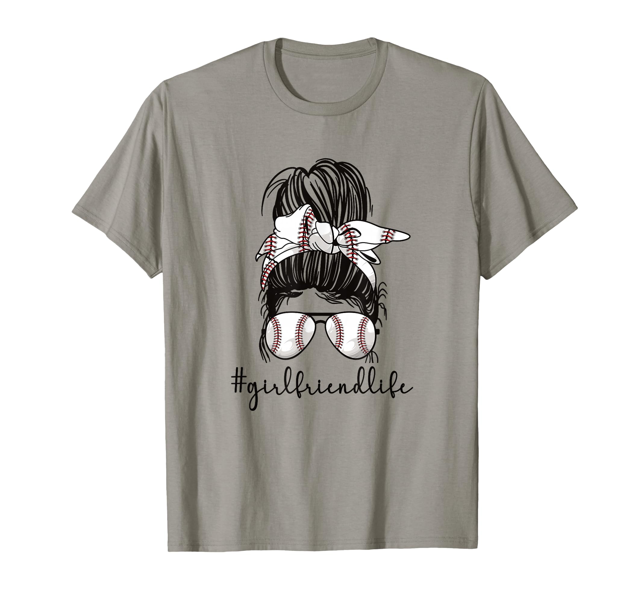 Baseball Girlfriend Life Baseball Player T-Shirt - Graphic Print Unisex - T-Shirt, Sweatshirt, Hoodie