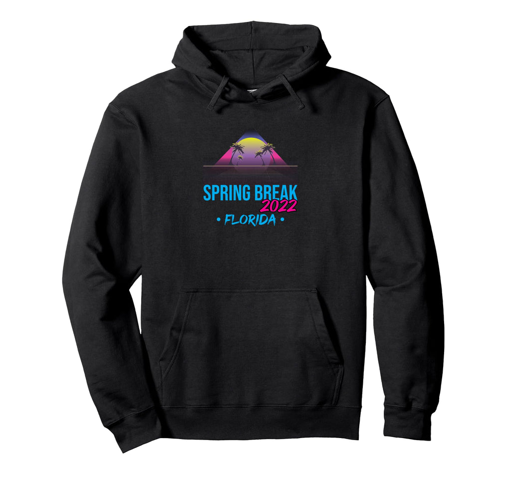 Spring Break Florida 2022 Summer Hoodie - Fun Novelty Design Unisex - T-Shirt, Sweatshirt, Hoodie