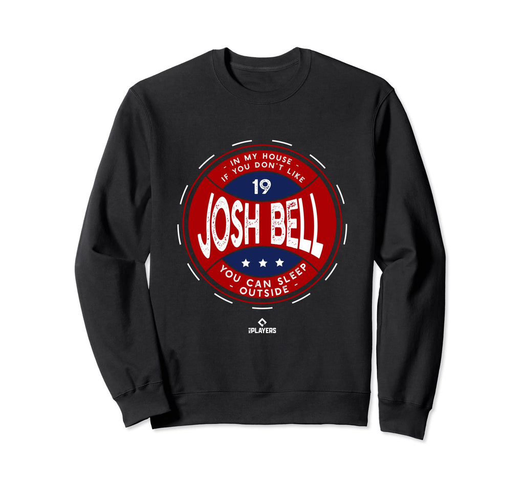 My House Josh Bell Mlbpa Sweatshirt - Minimalist Print for Adults - T-Shirt, Sweatshirt, Hoodie