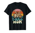 T Ball Mom Baseball Game Day Sunset T-Shirt - Aesthetic Graphic Men Women - T-Shirt, Sweatshirt, Hoodie