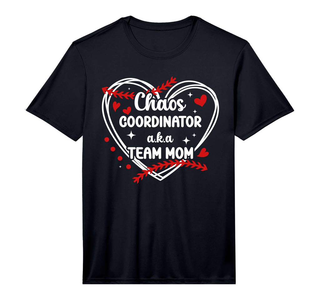 Mens Chaos Coordinator Baseball Team T-Shirt - Trendy Graphic for Adults - T-Shirt, Sweatshirt, Hoodie