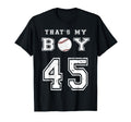 Thats My Baseball 45 Jersey Number T-Shirt - Fun Novelty Design for Adults - T-Shirt, Sweatshirt, Hoodie
