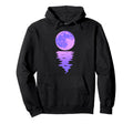 Vaporwave Aesthetic Purple Moon Pastel Hoodie - Trendy Graphic Men Women - T-Shirt, Sweatshirt, Hoodie