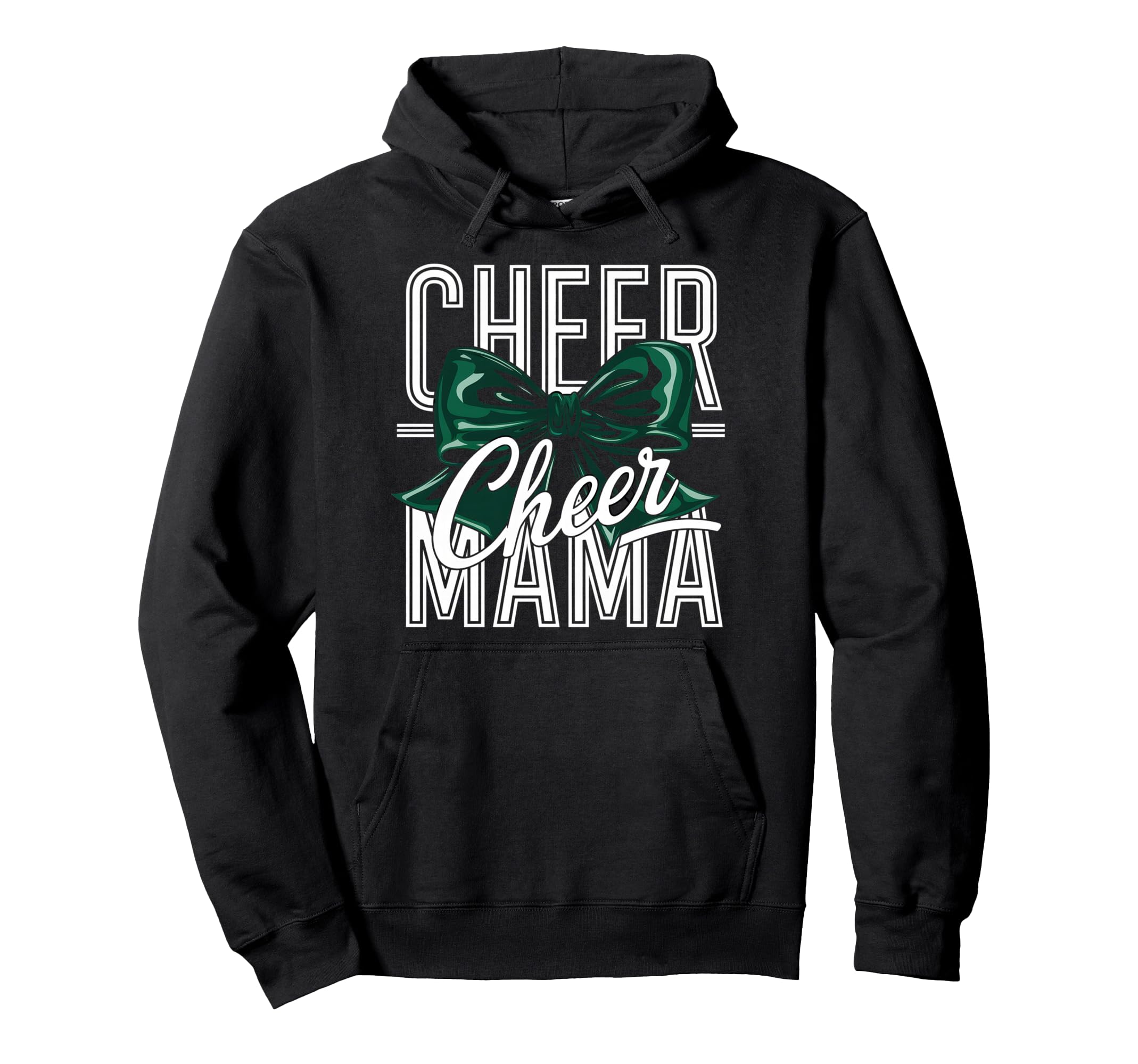 Cheer Mom Mother Bow Cheerleader Game Hoodie - Fun Novelty Design Unisex - T-Shirt, Sweatshirt, Hoodie