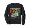 50Th Birthday Gifts 1976 Cassette Sweatshirt - Custom Art Print for Adults - T-Shirt, Sweatshirt, Hoodie