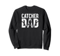 Baseball Catcher Dad Proud Baseball Sweatshirt - Unique Graphic Men Women - T-Shirt, Sweatshirt, Hoodie