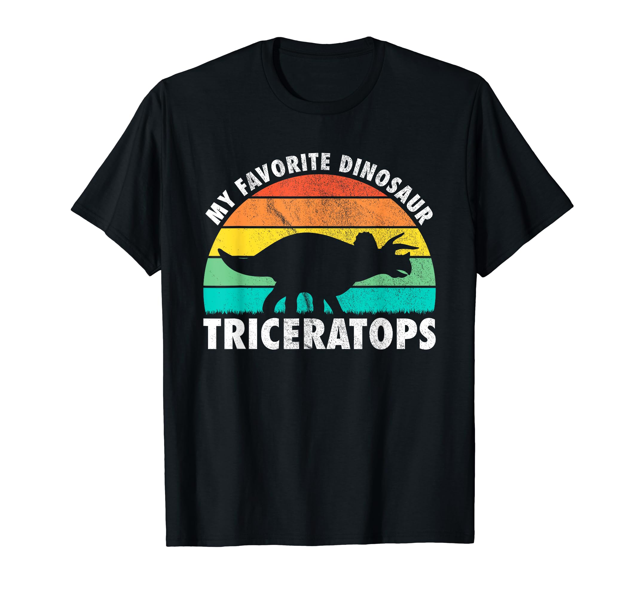 Triceratops My Favorite Dinosaur T-Shirt - Casual Everyday Wear Men Women - T-Shirt, Sweatshirt, Hoodie