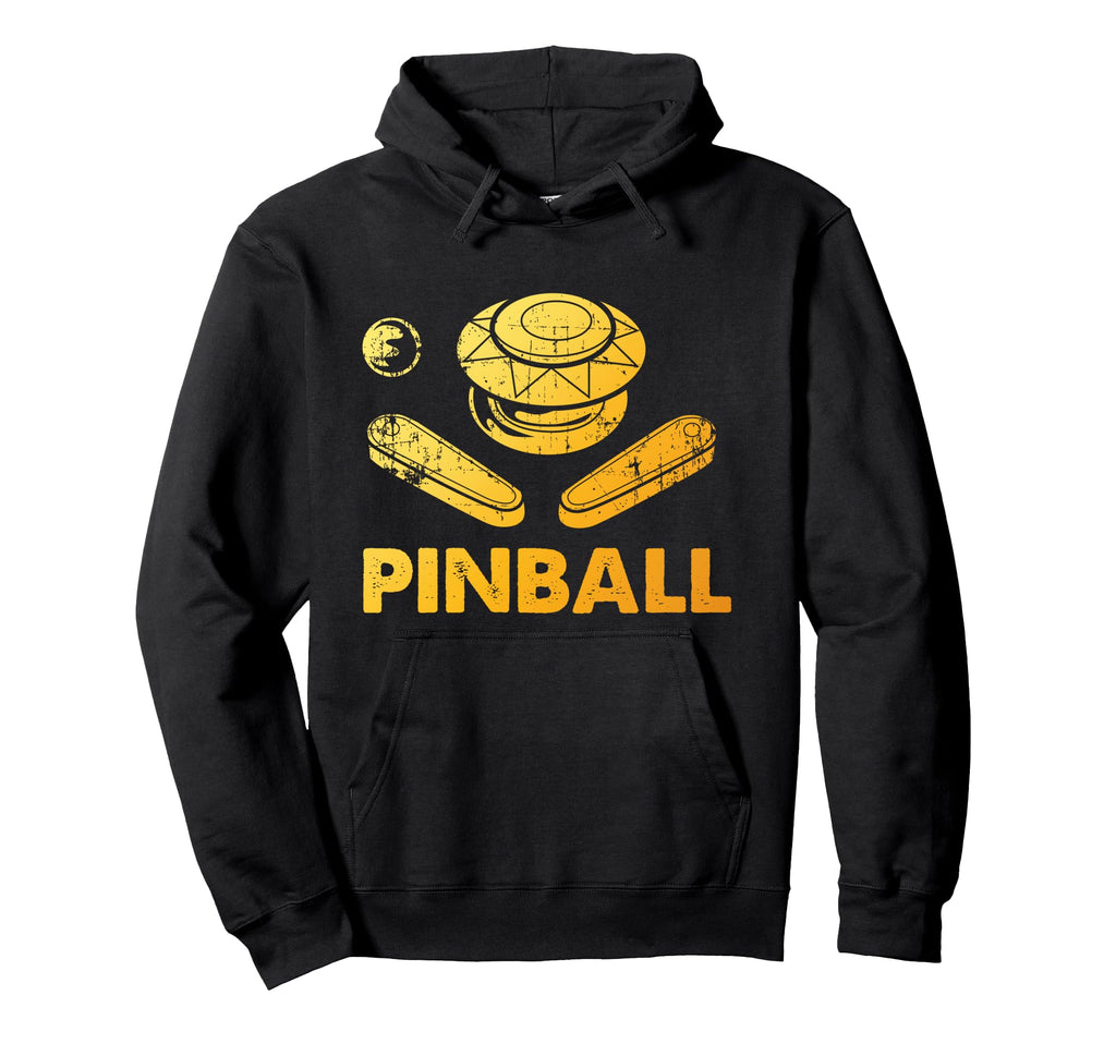 Pinball Funny Pinballer Machine Hoodie - Minimalist Print Men Women - T-Shirt, Sweatshirt, Hoodie