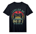 Mens Leveled Up To Dad 2 Daddy Again T-Shirt - Aesthetic Graphic Men Women - T-Shirt, Sweatshirt, Hoodie
