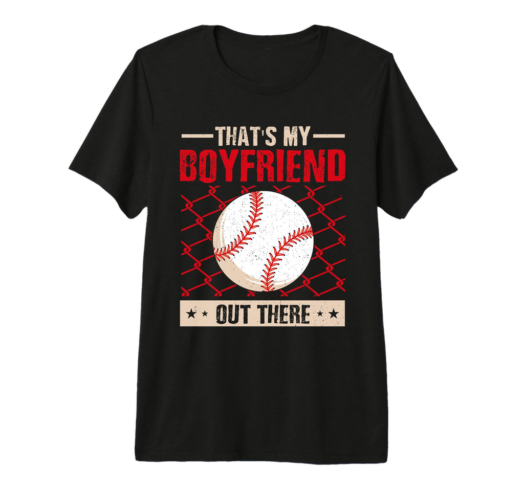 Funny Baseball Girlfriend Tri Blend T-Shirt - Unique Graphic Unisex - T-Shirt, Sweatshirt, Hoodie