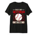 Funny Baseball Girlfriend Tri Blend T-Shirt - Unique Graphic Unisex - T-Shirt, Sweatshirt, Hoodie