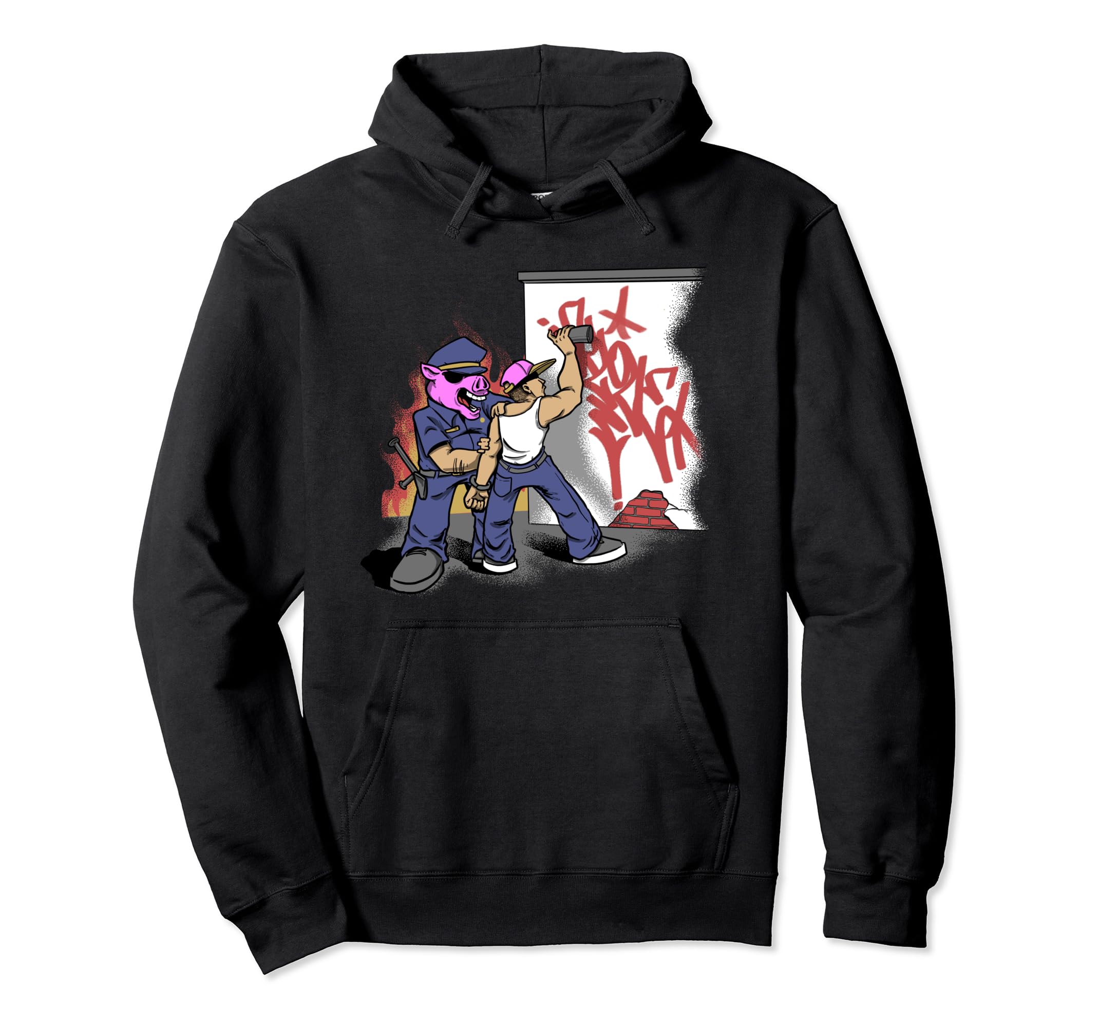 Graffiti 90S Hip Hop Bboy Breakdancing Hoodie - Aesthetic Graphic Unisex - T-Shirt, Sweatshirt, Hoodie
