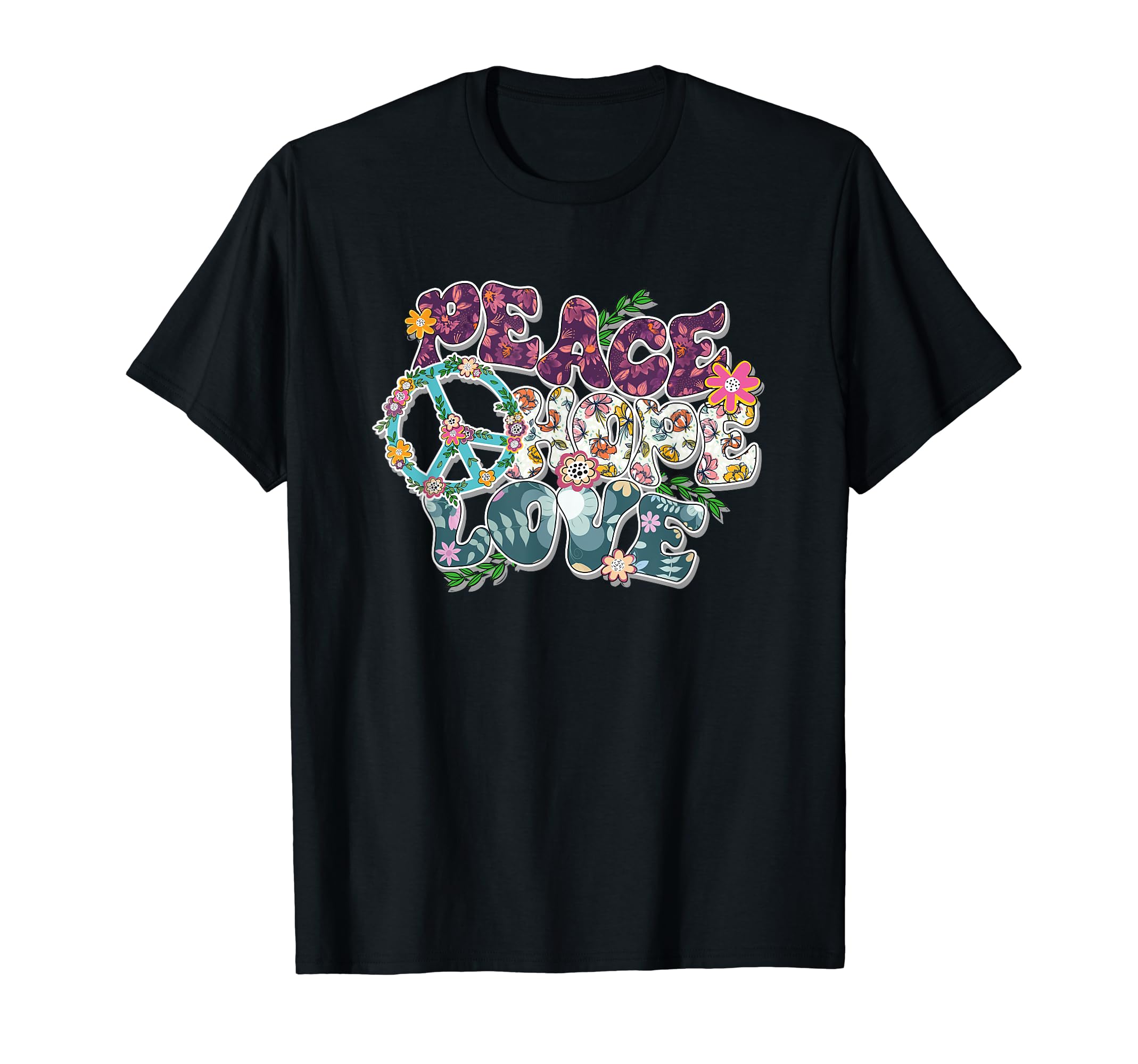 Tie Dye Hippie Peace Sign Love 60S 70S T-Shirt - Novelty Apparel Men Women - T-Shirt, Sweatshirt, Hoodie