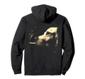Golden Retriever Smoking Cigarette Grunge Hoodie - Custom Art Print Unisex - T-Shirt, Sweatshirt, Hoodie