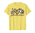 Peace Love Aussie Funny Aussie Mom T-Shirt - Streetwear Style for Adults - T-Shirt, Sweatshirt, Hoodie
