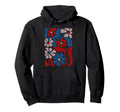 Boho Floral Art Summer Hoodie - Fun Novelty Design Men Women - T-Shirt, Sweatshirt, Hoodie