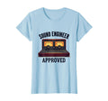 Sound Engineer Approved Band T-Shirt - Minimalist Print Unisex - T-Shirt, Sweatshirt, Hoodie