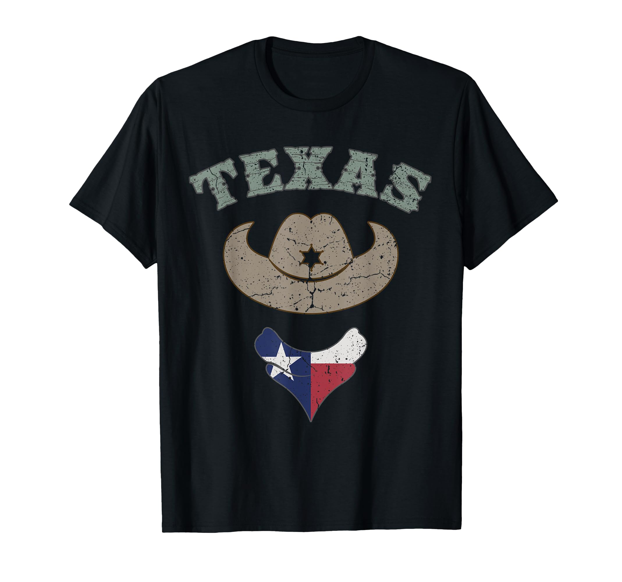 Texas Cowboy Western Country T-Shirt - Custom Art Print Unisex - T-Shirt, Sweatshirt, Hoodie