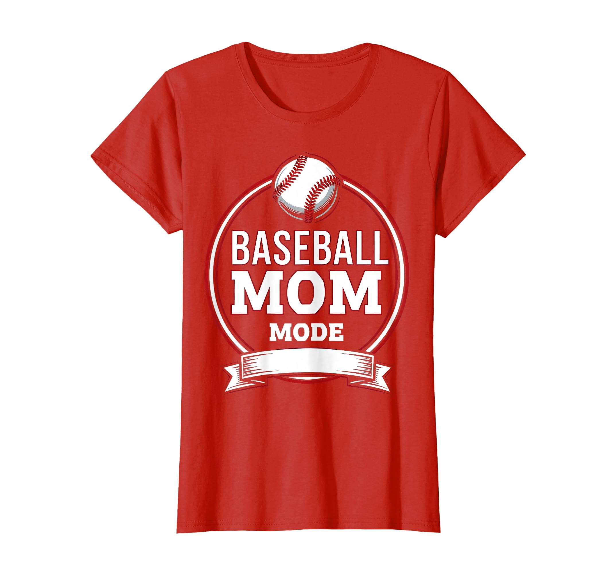Baseball Mom Mode T-Shirt - Custom Art Print Unisex - T-Shirt, Sweatshirt, Hoodie