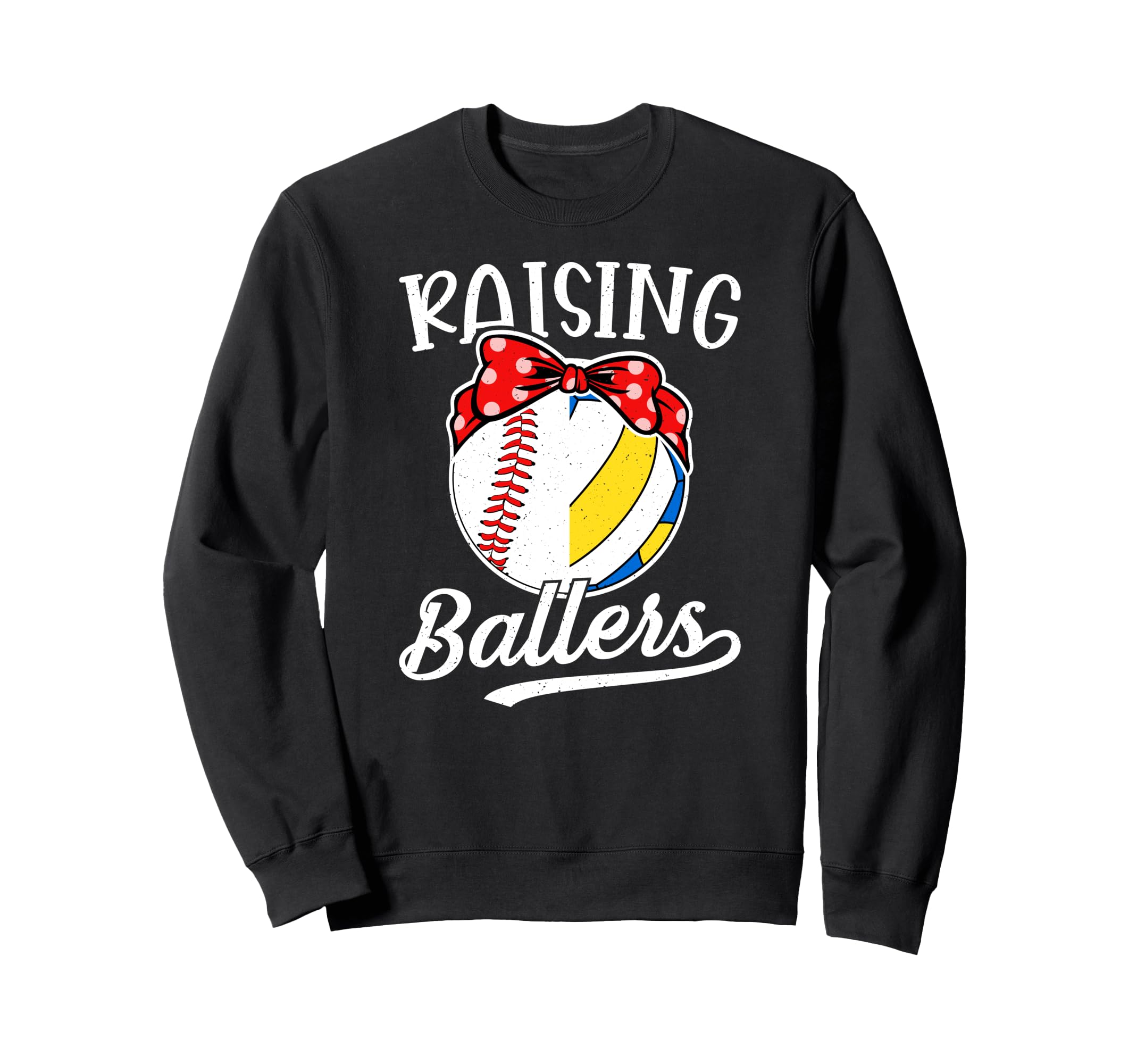 Raising Ballers Baseball Sweatshirt - Novelty Apparel for Adults - T-Shirt, Sweatshirt, Hoodie