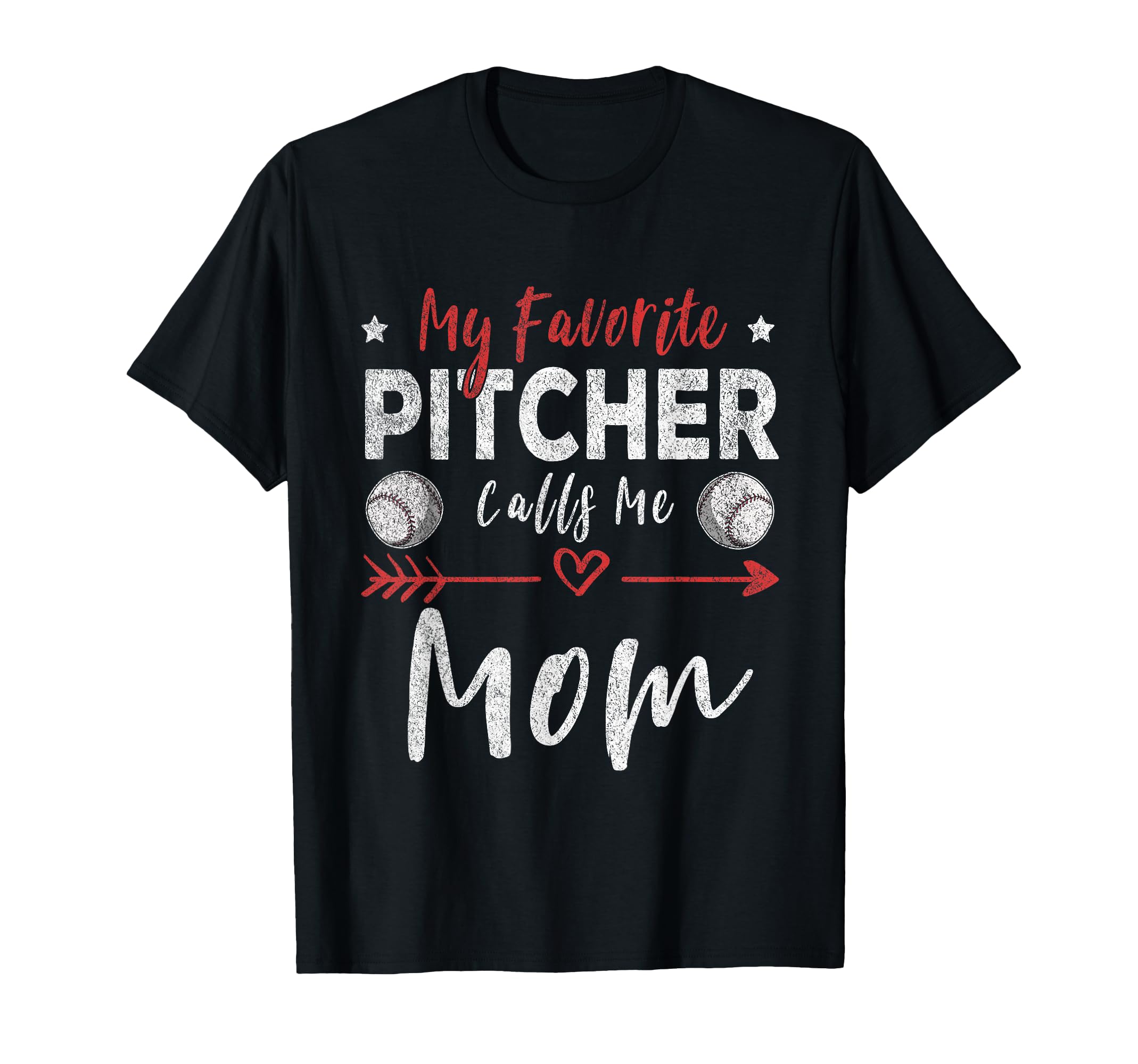 My Favorite Pitcher Calls Me Mom T-Shirt - Aesthetic Graphic Unisex - T-Shirt, Sweatshirt, Hoodie