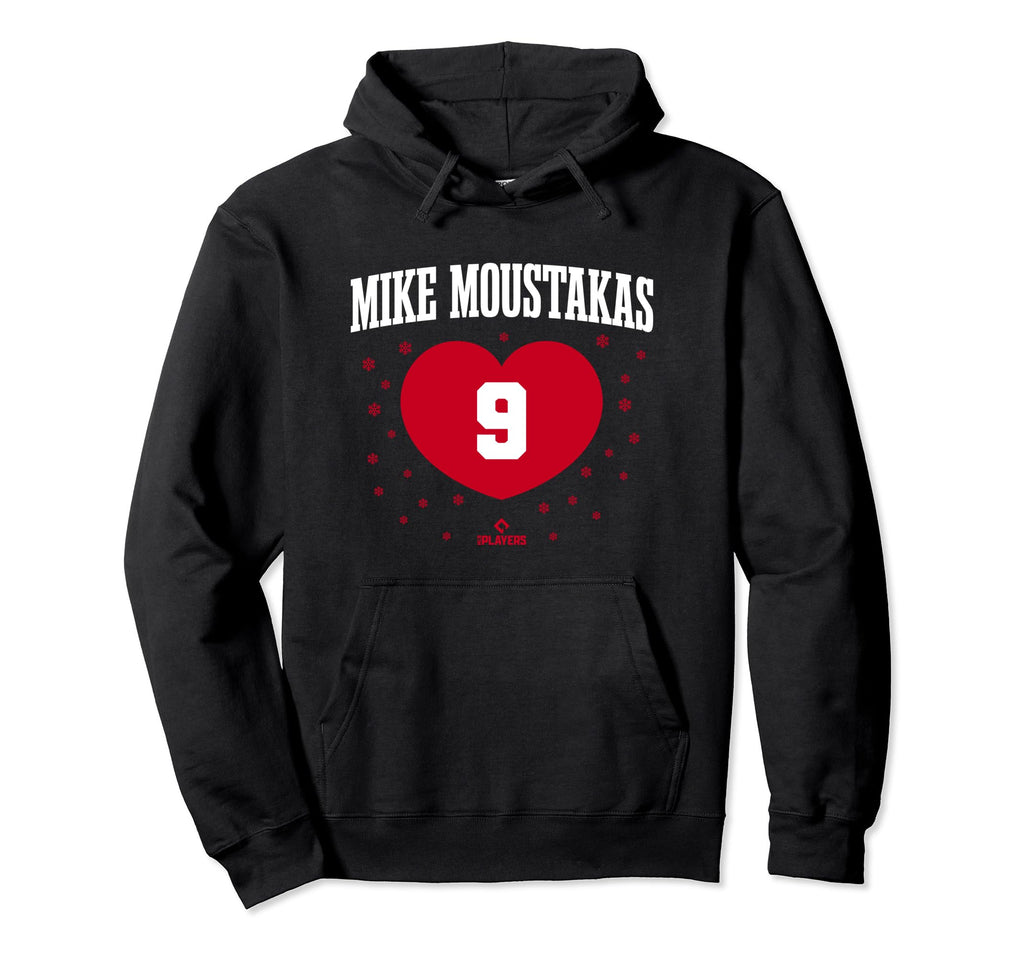 Mike Moustakas Heart Cincinnati Hoodie - Novelty Apparel Men Women - T-Shirt, Sweatshirt, Hoodie